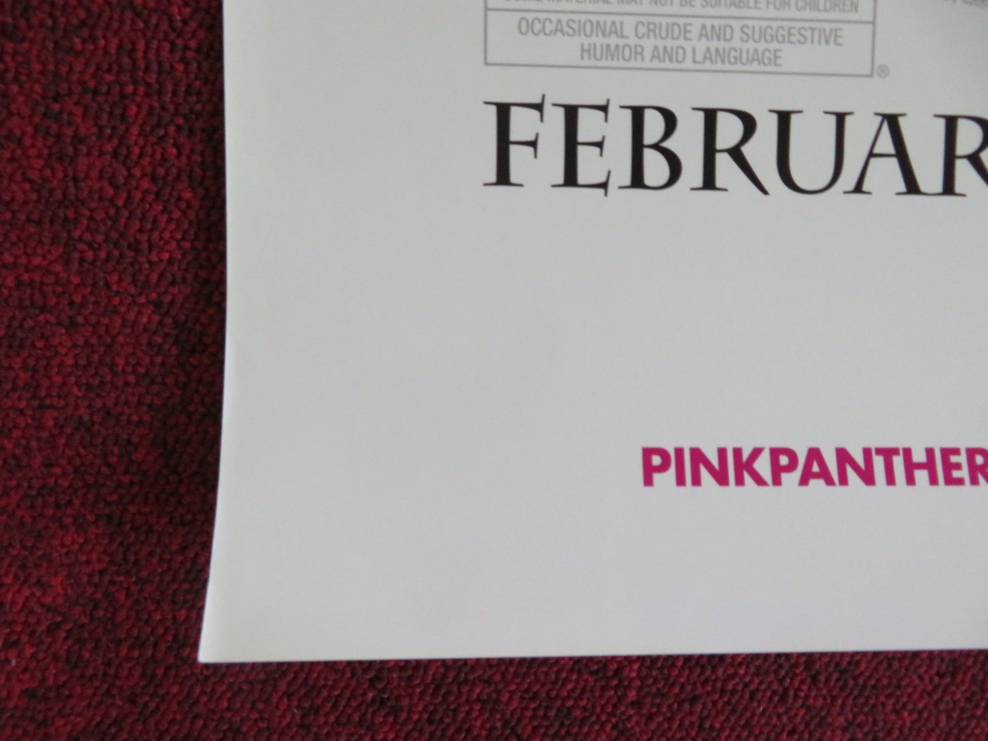 THE PINK PANTHER US ONE SHEET ROLLED POSTER STEVE MARTIN BEYONCE 2006 Rendezvous Cinema Movie posters