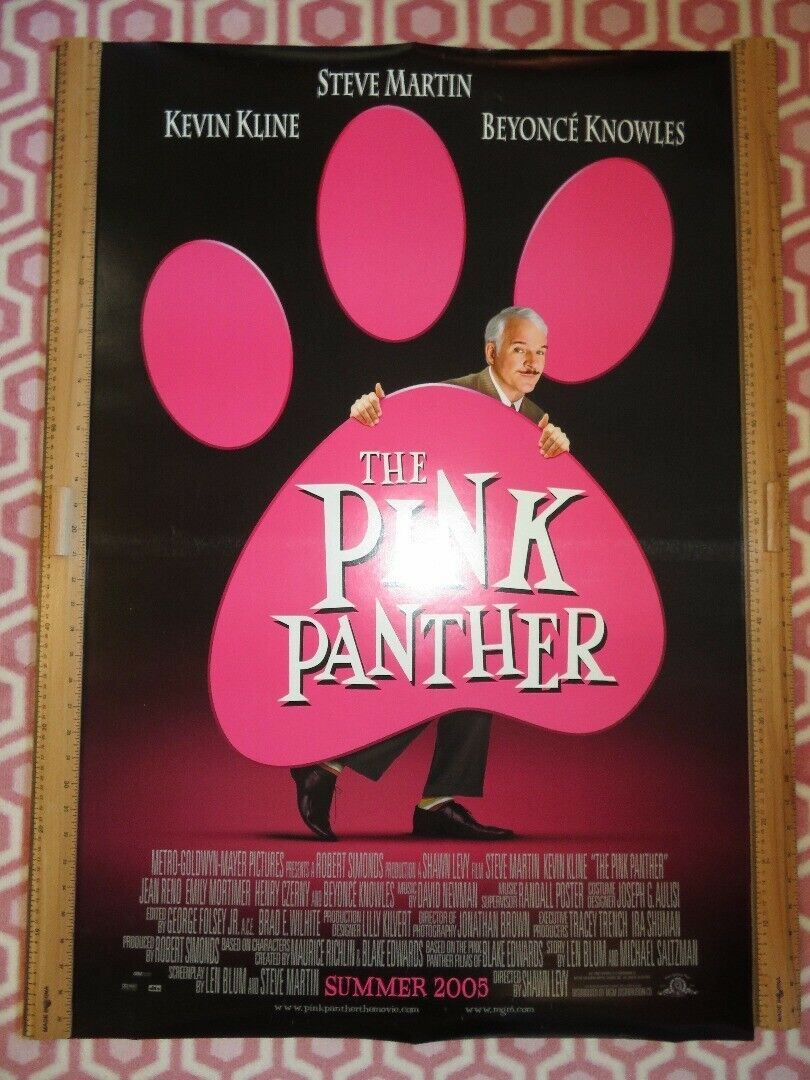THE PINK PANTHER US ROLLED POSTER STEVE MARTIN BEYONCE KNOWLES 2005 - Rendezvous Cinema