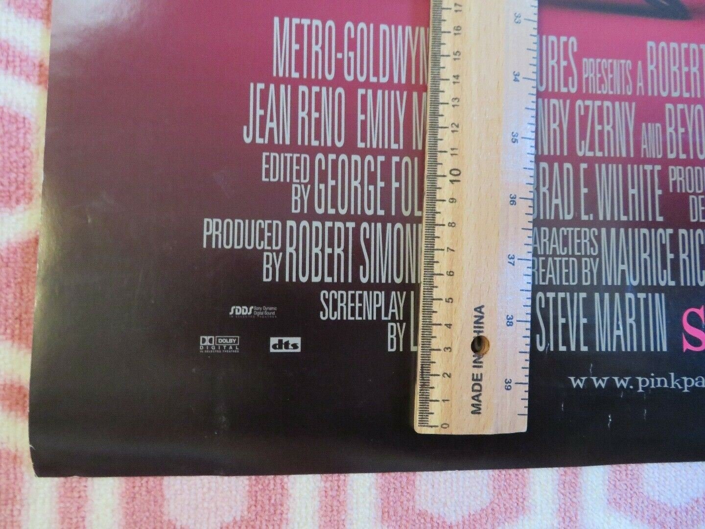 THE PINK PANTHER US ROLLED POSTER STEVE MARTIN BEYONCE KNOWLES 2005 - Rendezvous Cinema