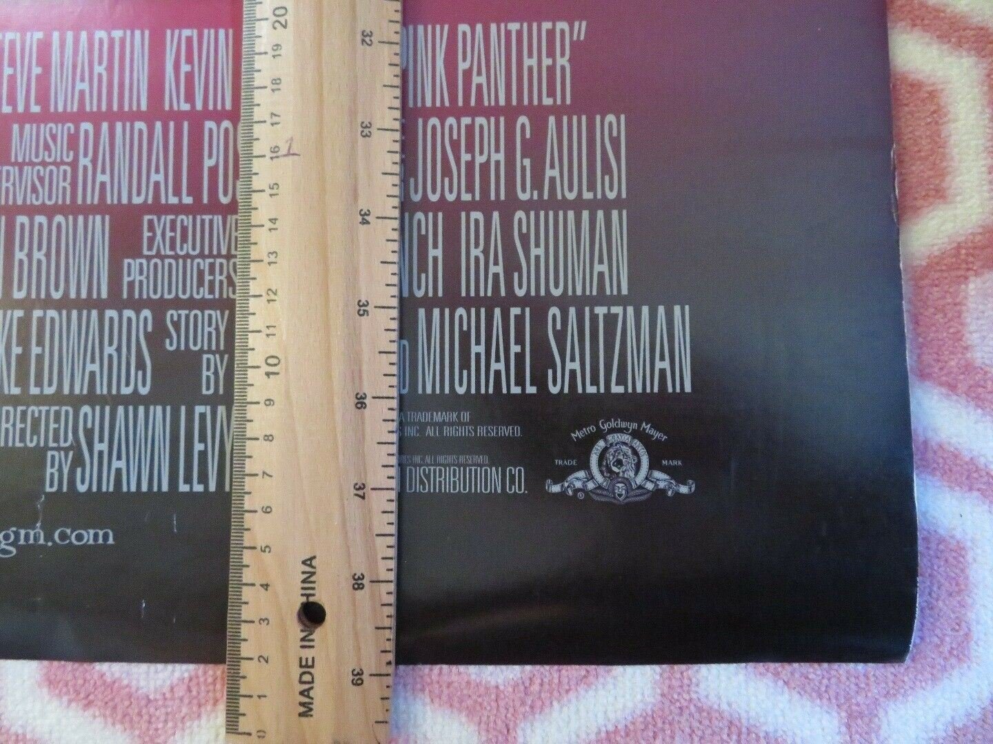 THE PINK PANTHER US ROLLED POSTER STEVE MARTIN BEYONCE KNOWLES 2005 - Rendezvous Cinema