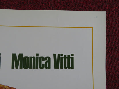 THE PIZZA TRIANGLE FOLDED US ONE SHEET POSTER MARCELLO MASTROIANNI M. VITTI 1970 Rendezvous Cinema Movie posters