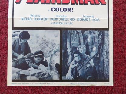 THE PLAINSMAN US INSERT (14"x 36") POSTER DON MURRAY GUY STOCKWELL 1966 Rendezvous Cinema Movie posters