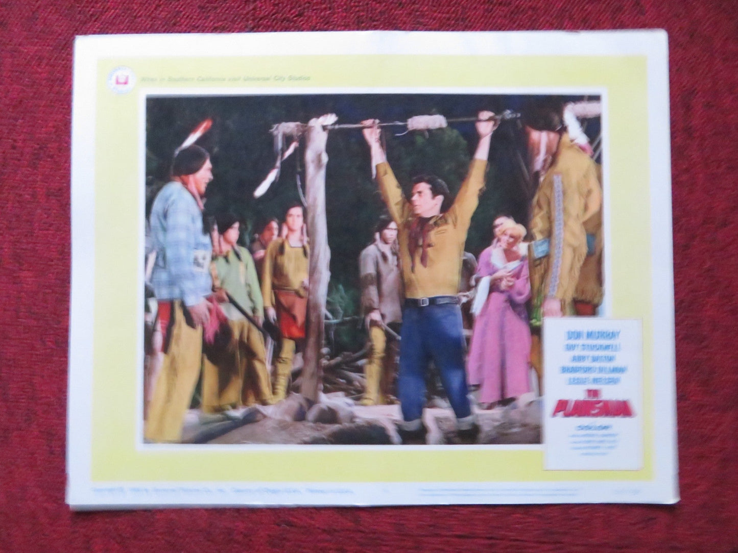 THE PLAINSMAN US LOBBY CARD SET DON MURRAY GUY STOCKWELL 1966 Rendezvous Cinema Movie posters