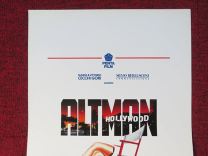 THE PLAYER ITALIAN LOCANDINA POSTER TIM ROBBINS GRETA SCACCHI 1992 Rendezvous Cinema Movie posters