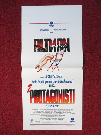 THE PLAYER ITALIAN LOCANDINA POSTER TIM ROBBINS GRETA SCACCHI 1992 Rendezvous Cinema Movie posters