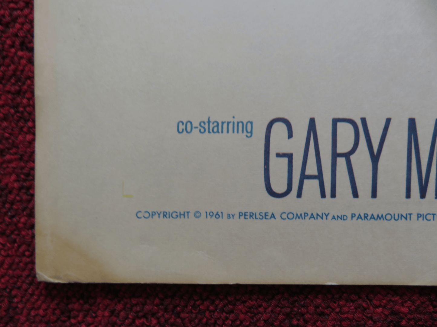 THE PLEASURE OF HIS COMPANY US HALF SHEET (22"x 28") POSTER FRED ASTAIRE 1961 Rendezvous Cinema Movie posters