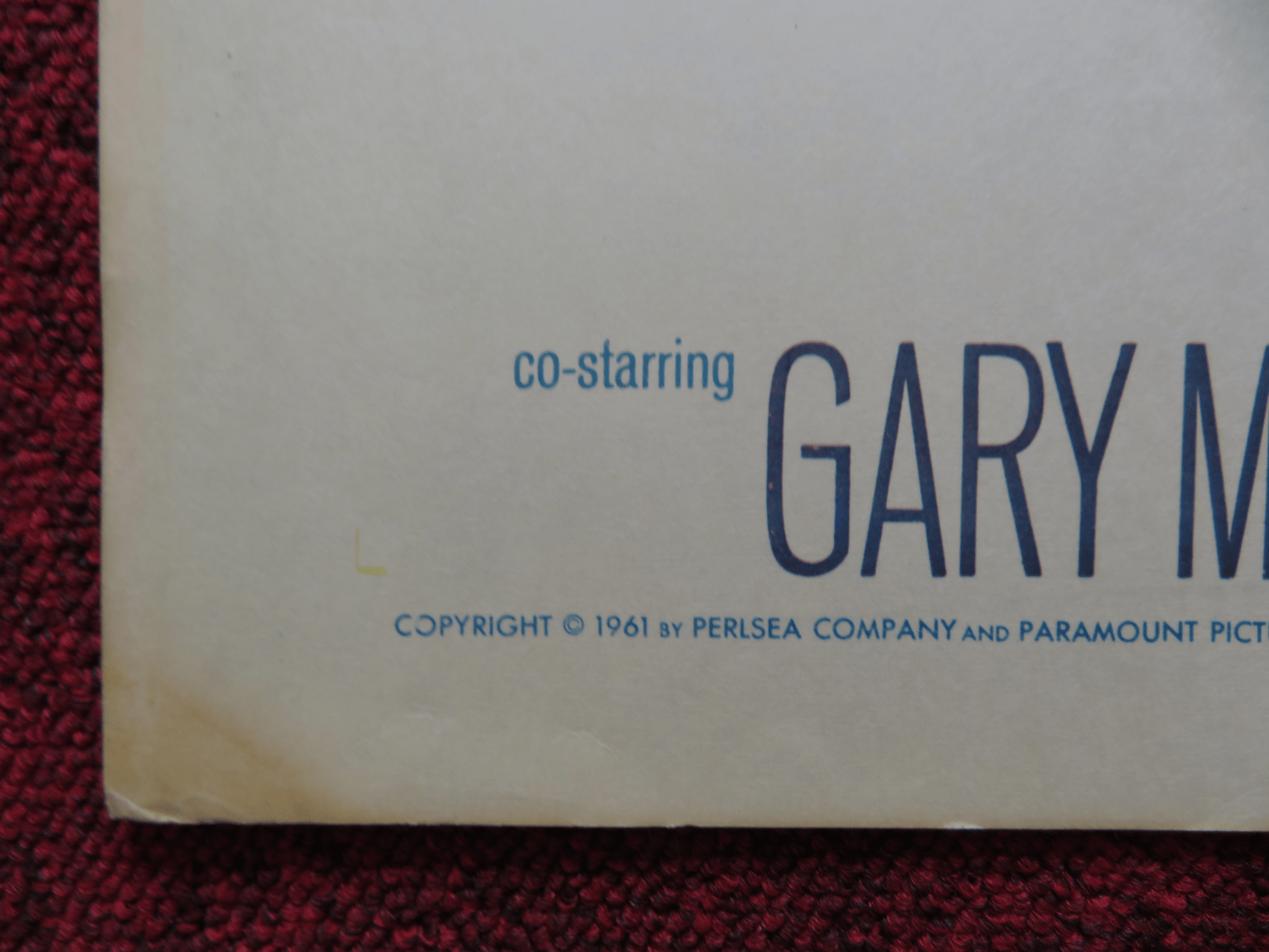 THE PLEASURE OF HIS COMPANY US HALF SHEET (22"x 28") POSTER FRED ASTAIRE 1961 Rendezvous Cinema Movie posters