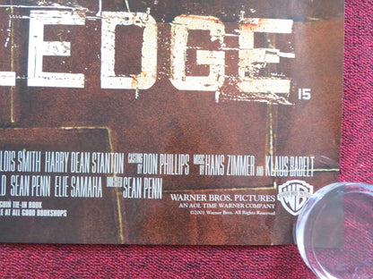 THE PLEDGE UK QUAD (30"x 40") ROLLED POSTER JACK NICHOLSON HELEN MIRREN 2001 Rendezvous Cinema Movie posters