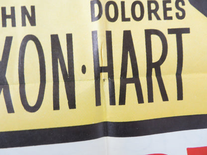 THE PLUNDERERS FOLDED US ONE SHEET POSTER JEFF CHANDLER JOHN SAXON 1960 Rendezvous Cinema Movie posters