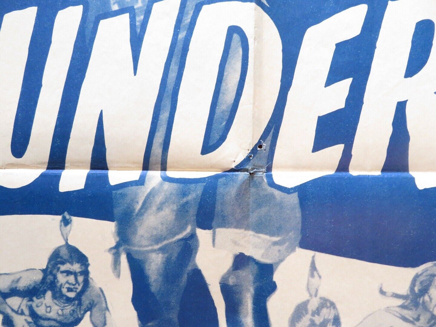 THE PLUNDERERS FOLDED US ONE SHEET POSTER ROD CAMERON ILONA MASSEY 1948 Movie posters