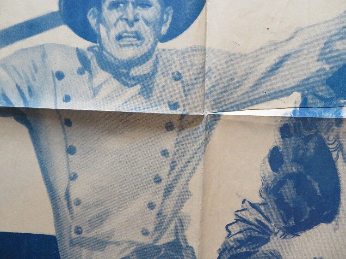 THE PLUNDERERS FOLDED US ONE SHEET POSTER ROD CAMERON ILONA MASSEY 1948 Movie posters