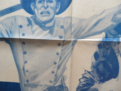 THE PLUNDERERS FOLDED US ONE SHEET POSTER ROD CAMERON ILONA MASSEY 1948 Movie posters