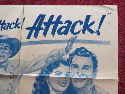 THE PLUNDERERS FOLDED US ONE SHEET POSTER ROD CAMERON ILONA MASSEY 1948 Movie posters