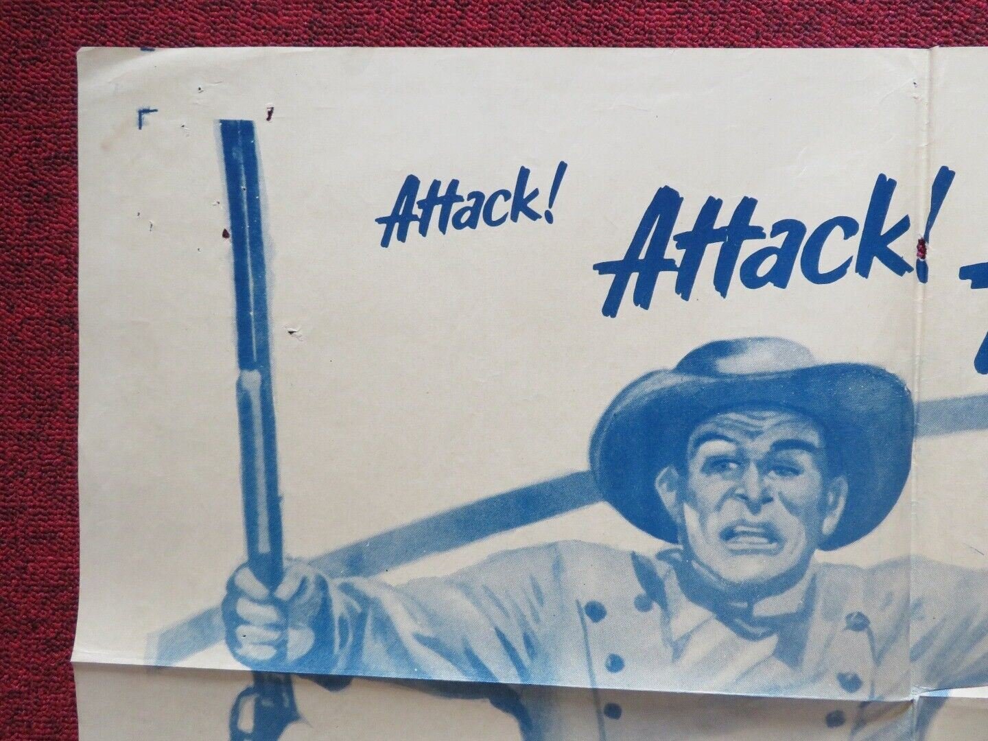 THE PLUNDERERS FOLDED US ONE SHEET POSTER ROD CAMERON ILONA MASSEY 1948 Movie posters