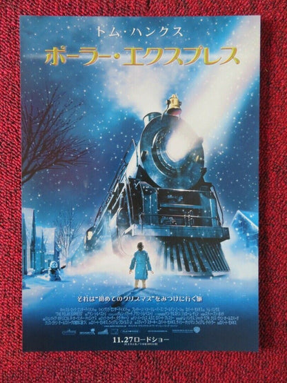 THE POLAR EXPRESS JAPANESE CHIRASHI (B5) POSTER TOM HANKS ROBERT ZEMECKIS 2004 Movie posters