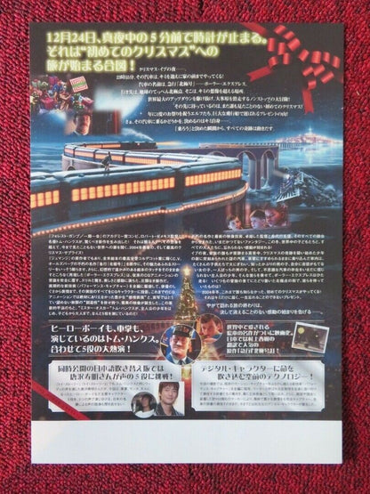 THE POLAR EXPRESS JAPANESE CHIRASHI (B5) POSTER TOM HANKS ROBERT ZEMECKIS 2004 Movie posters