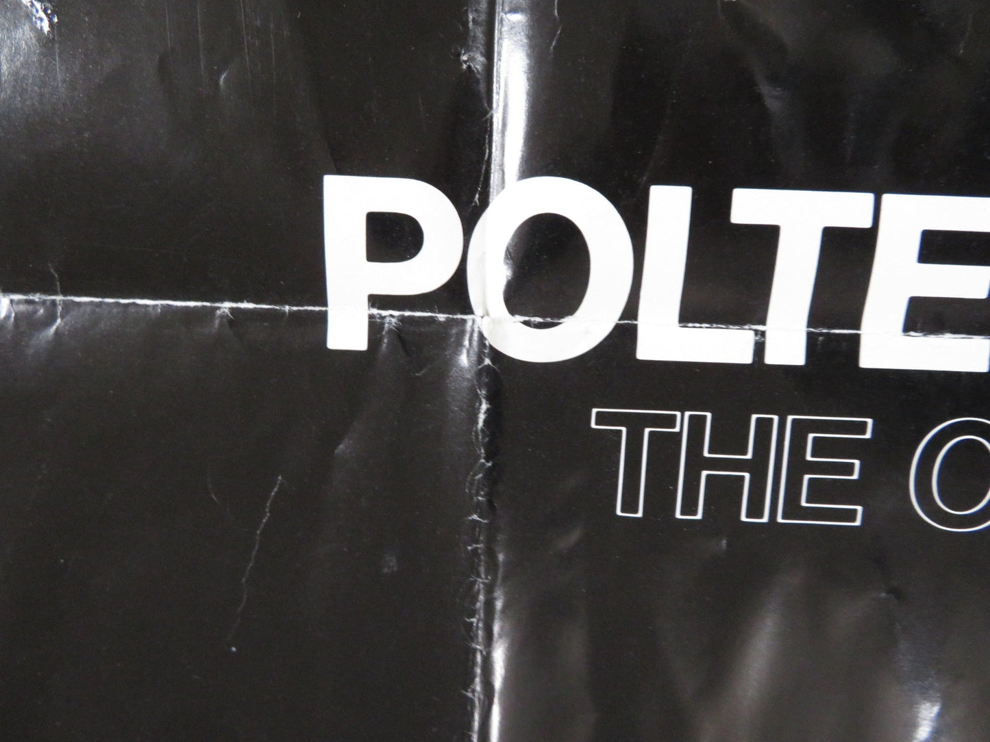 THE POLTERGEIST II: THE OTHER SIDE FOLDED US ONE SHEET POSTER J. WILLIAMS 1986 Rendezvous Cinema Movie posters