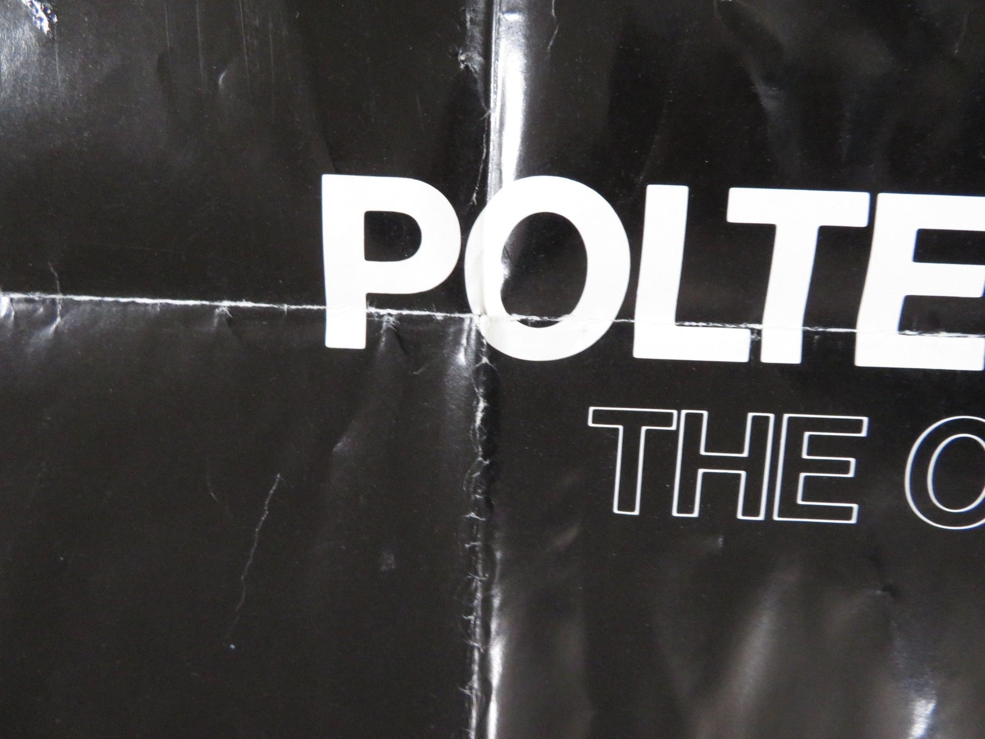 THE POLTERGEIST II: THE OTHER SIDE FOLDED US ONE SHEET POSTER J. WILLIAMS 1986 Rendezvous Cinema Movie posters