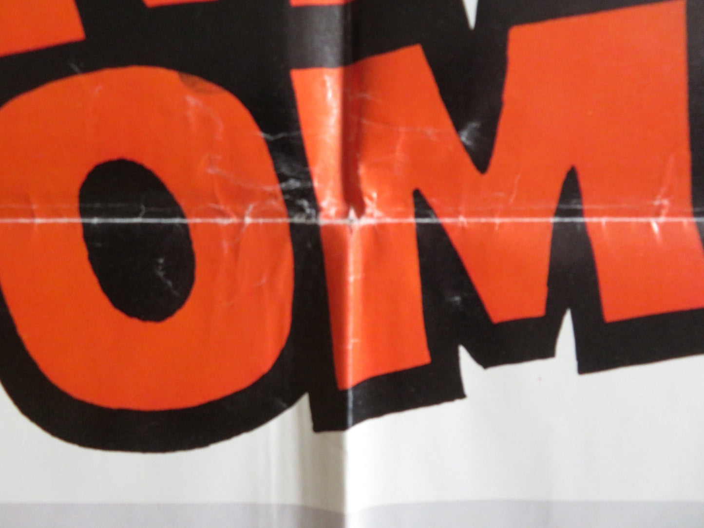 THE POM POM GIRLS FOLDED US ONE SHEET POSTER ROBERT CARRADINE J. ASHLEY 1976 Rendezvous Cinema Movie posters