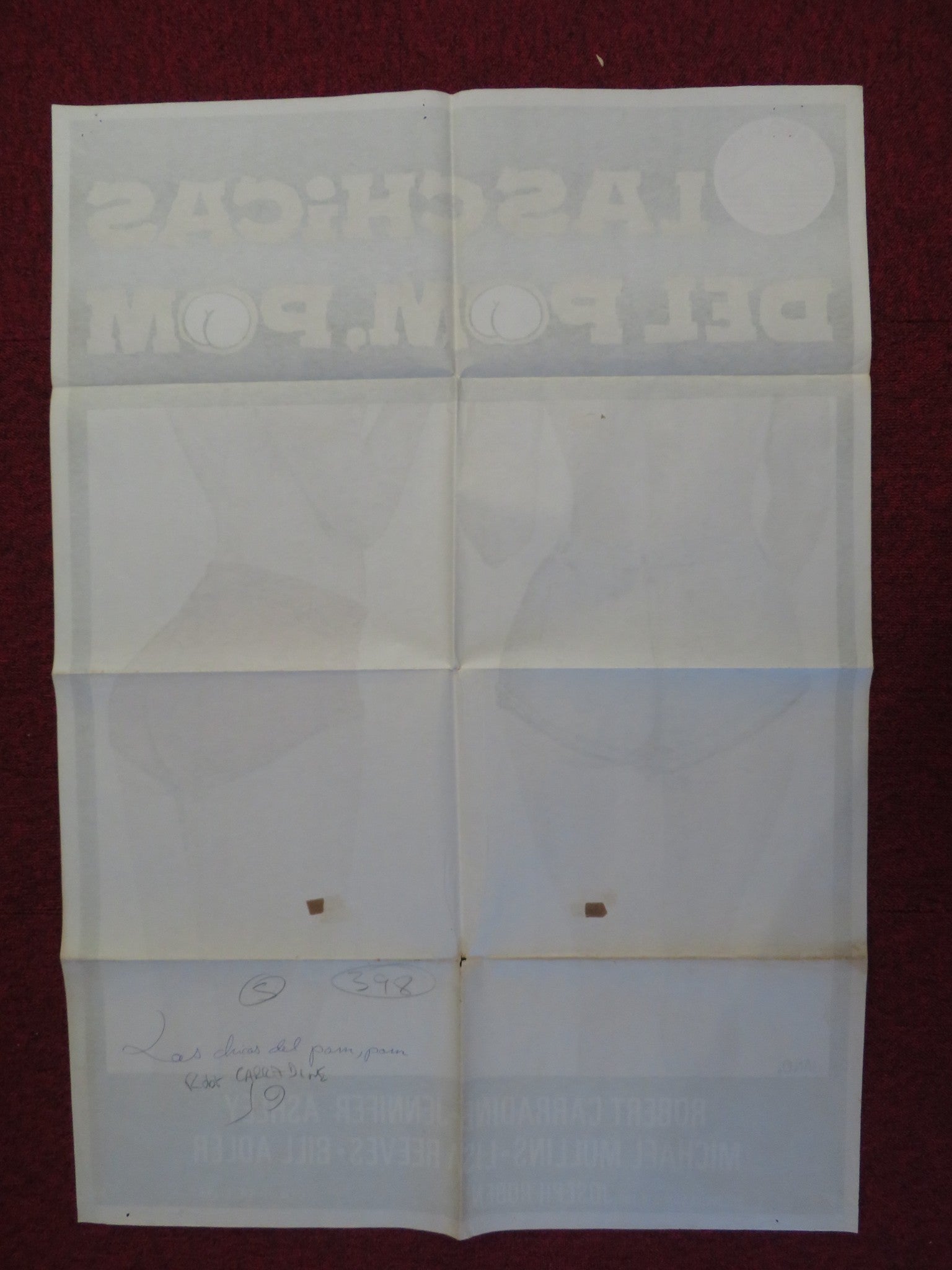 THE POM POM GIRLS SPANISH POSTER ROBERT CARRADINE JENNIFER ASHLEY 1976 Rendezvous Cinema Movie posters