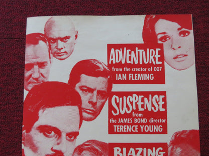 THE POPPY IS ALSO A FLOWER US INSERT (14"x 36") POSTER SENTA BERGER 1966 Rendezvous Cinema Movie posters