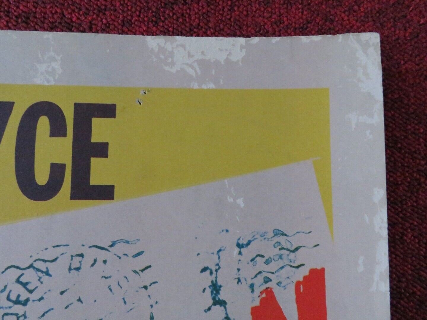 THE POSTMAN DIDN'T RING US HALF SHEET (22"x 28") POSTER RICHARD TRAVIS 1942 Movie posters