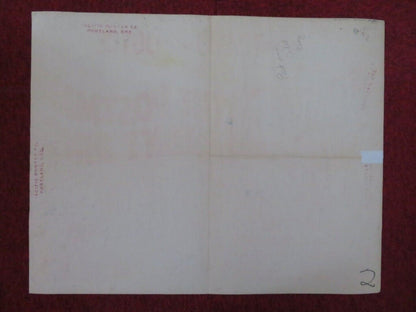 THE POSTMAN DIDN'T RING US HALF SHEET (22"x 28") POSTER RICHARD TRAVIS 1942 Movie posters