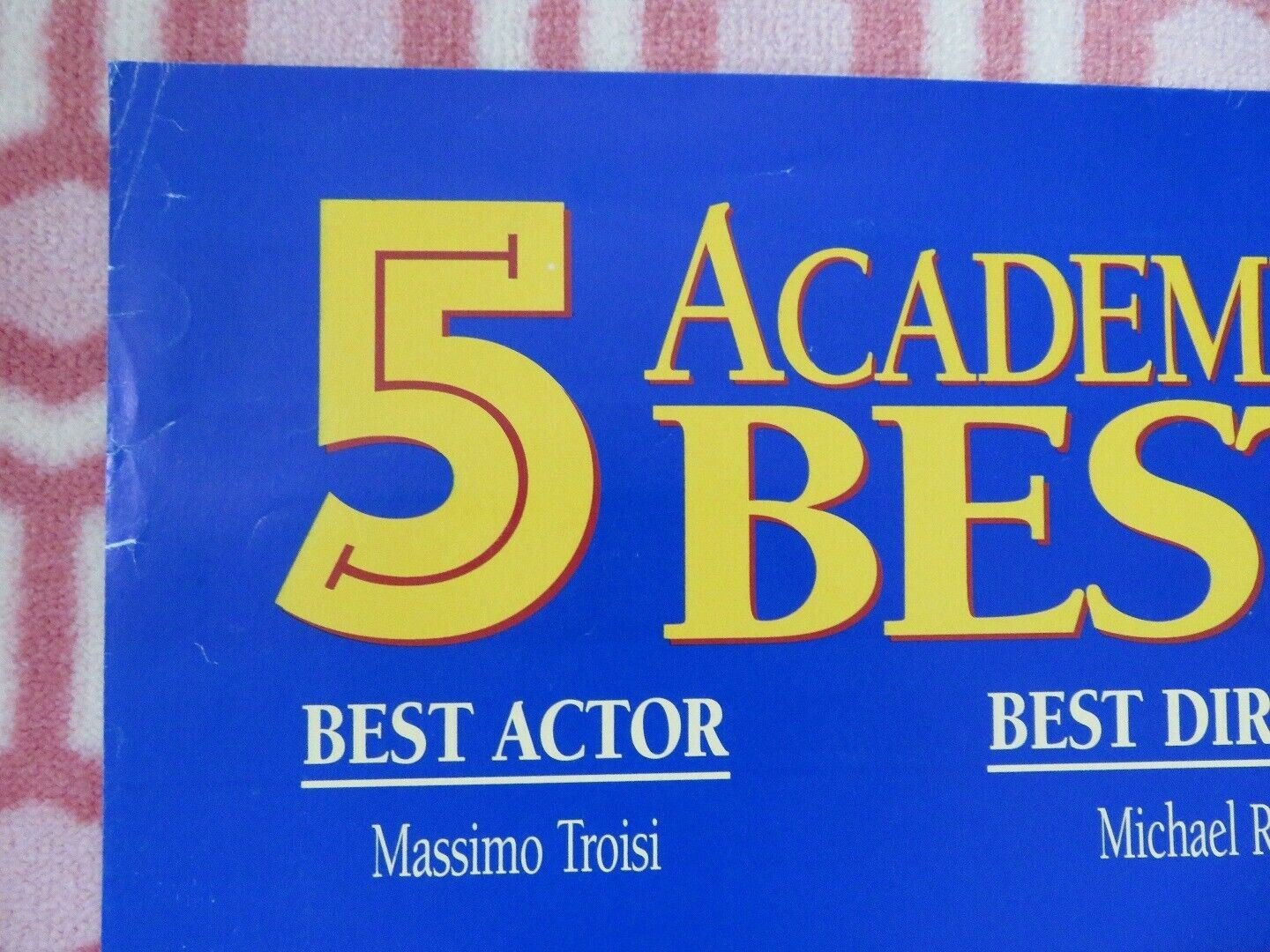 THE POSTMAN FOLDED US ONE SHEET POSTER PHILIPPE NOIRET MASSIMO TROISI 1996 Movie posters