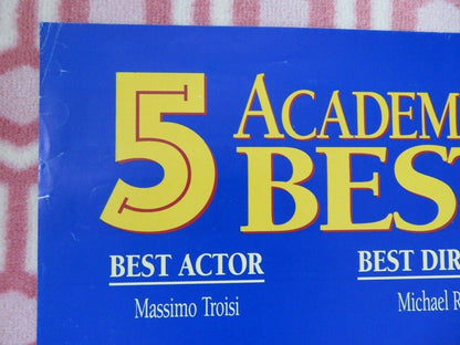 THE POSTMAN FOLDED US ONE SHEET POSTER PHILIPPE NOIRET MASSIMO TROISI 1996 Movie posters