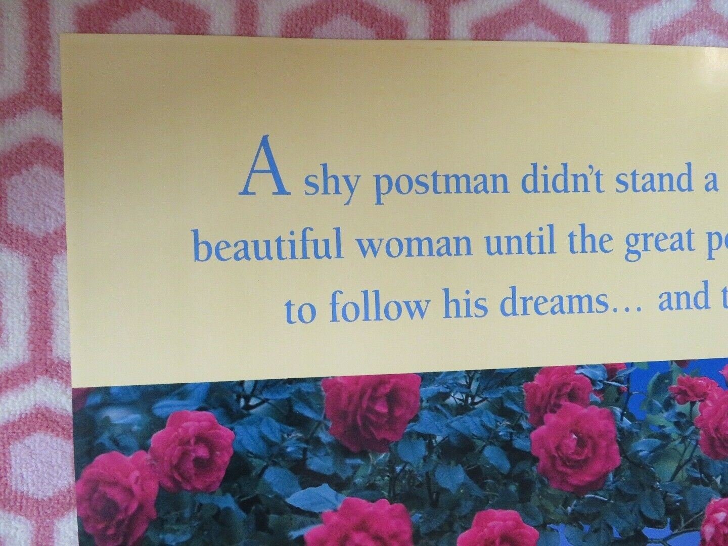 THE POSTMAN US ONE SHEET ROLLED POSTER MICHAEL RADFORD 1994 Movie posters