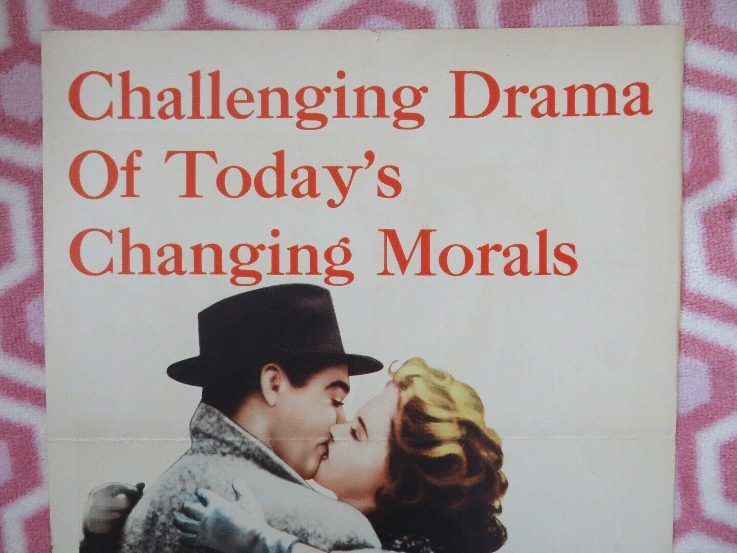 THE POWER AND THE PRIZE US INSERT (14"x 36") POSTER BURL IVES R TAYLOR 1956 Movie posters