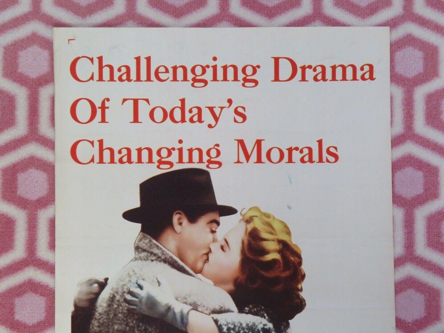 THE POWER AND THE PRIZE US INSERT (14"x 36") POSTER ROBERT TAYLOR BURL IVES 1956 Movie posters