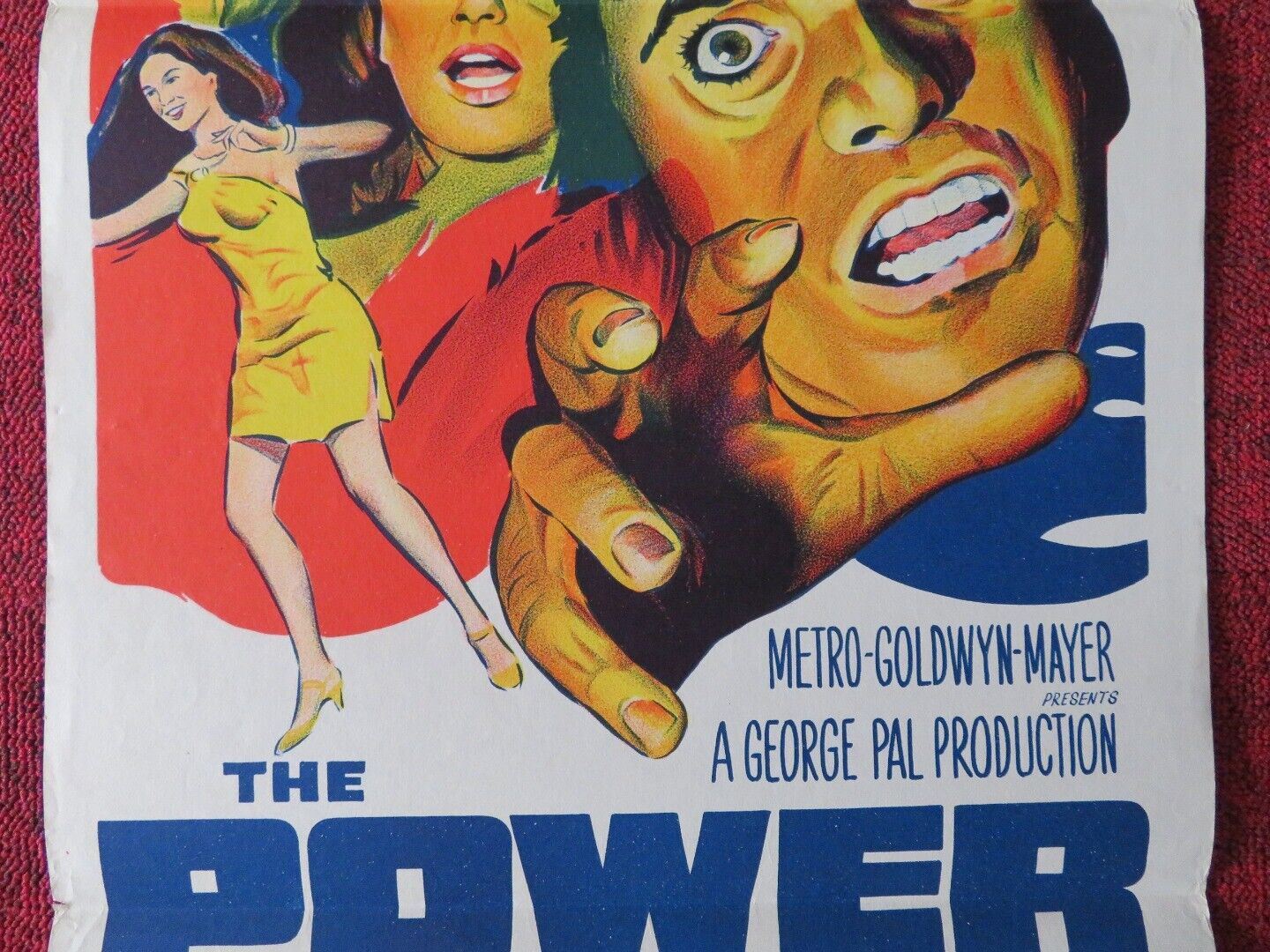 THE POWER FOLDED AUSTRALIAN DAYBILL POSTER GEORGE HAMILTON SUZANNE PLESHETTE '68 Movie posters