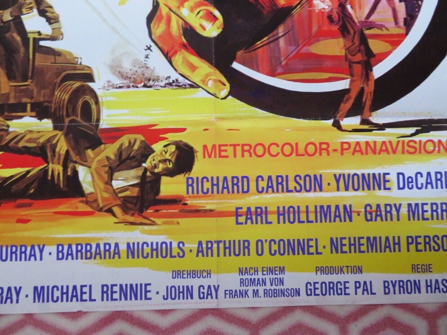 THE POWER GERMAN A1 (33"x 23") POSTER GEORGE HAMILTON SUZANNE PLESHETTE 1968 Movie posters