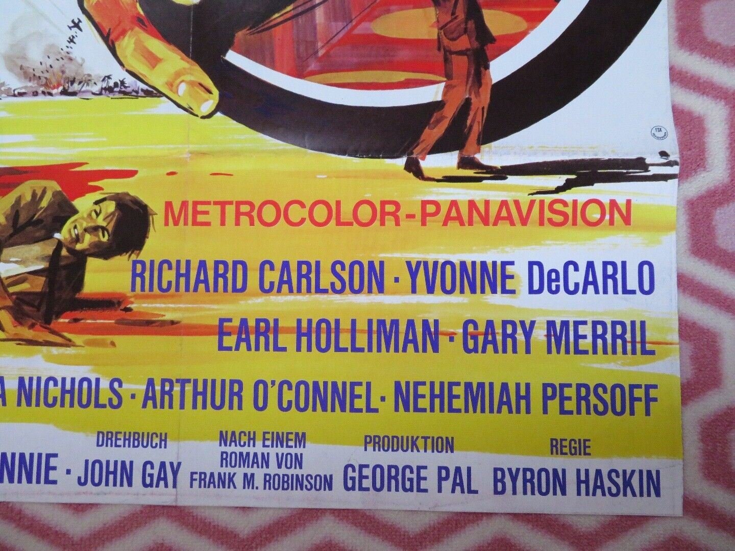 THE POWER GERMAN A1 (33"x 23") POSTER GEORGE HAMILTON SUZANNE PLESHETTE 1968 Movie posters