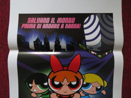 THE POWERPUFF GIRLS MOVIE ITALIAN LOCANDINA POSTER CATHY CAVADINI T. STRONG 2002 Rendezvous Cinema Movie posters