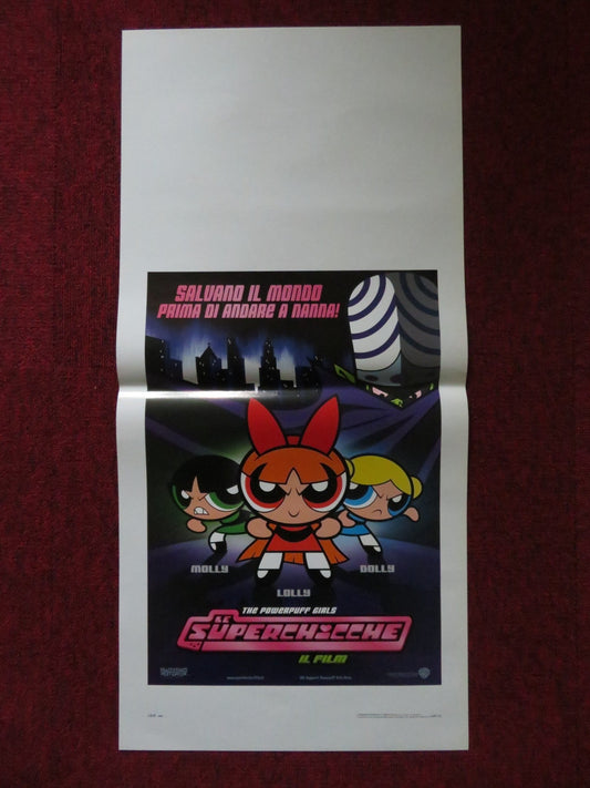THE POWERPUFF GIRLS MOVIE ITALIAN LOCANDINA POSTER CATHY CAVADINI T. STRONG 2002 Rendezvous Cinema Movie posters
