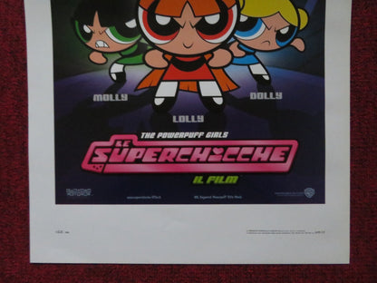 THE POWERPUFF GIRLS MOVIE ITALIAN LOCANDINA POSTER CATHY CAVADINI T. STRONG 2002 Rendezvous Cinema Movie posters