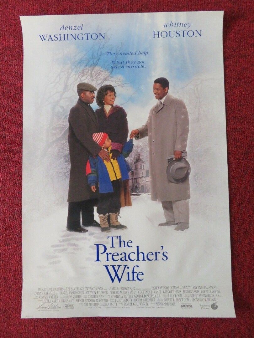 THE PREACHER'S WIFE US ROLLED (27"x18.5") POSTER WASHINGTON WHITNEY HOUSTON 1996 Movie posters