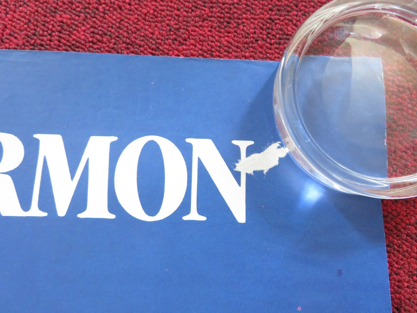 THE PRESIDO UK QUAD (30"x 40") ROLLED POSTER SEAN CONNERY MARK HARMON 1988 Rendezvous Cinema Movie posters