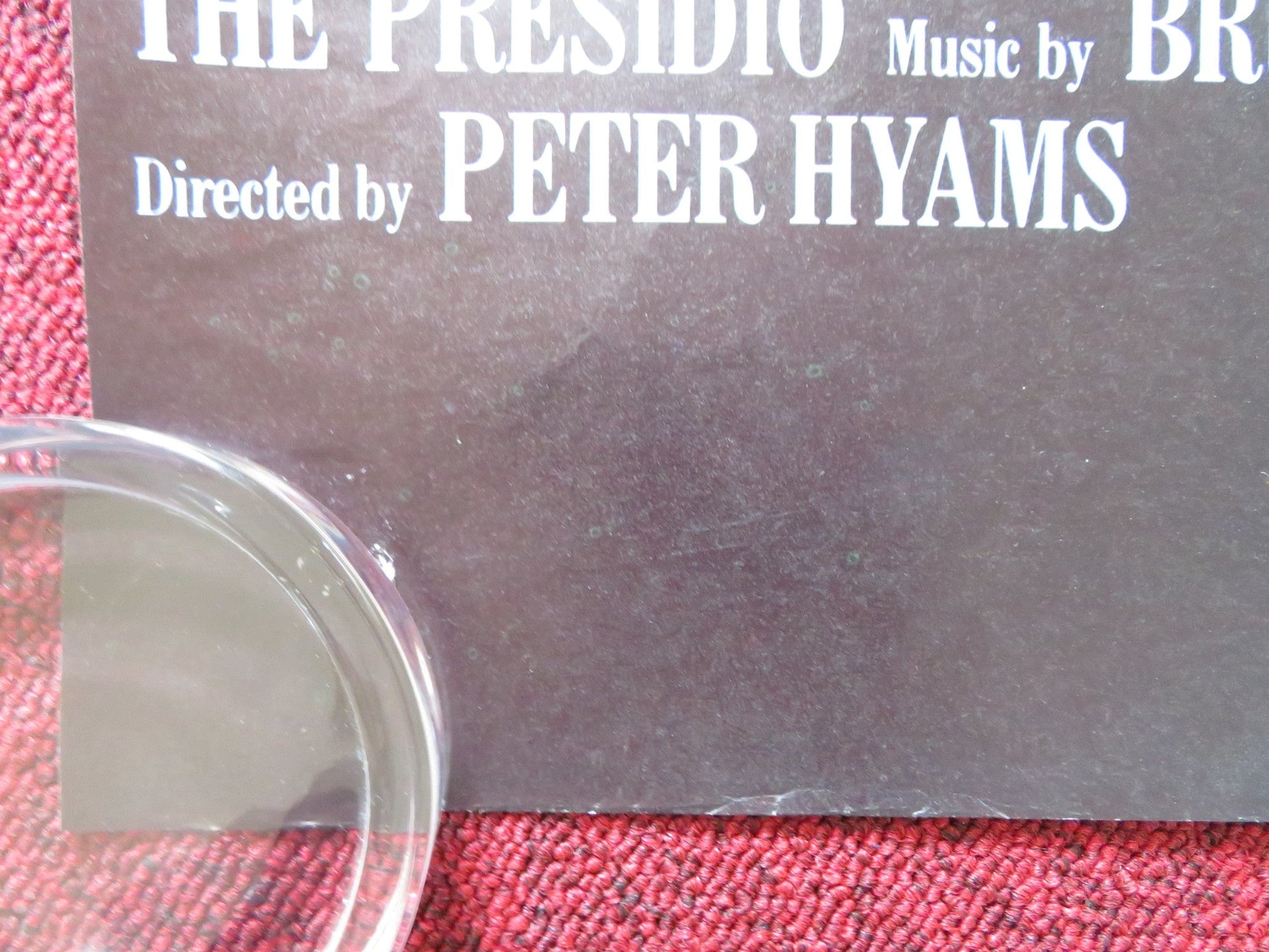 THE PRESIDO UK QUAD (30"x 40") ROLLED POSTER SEAN CONNERY MARK HARMON 1988 Rendezvous Cinema Movie posters