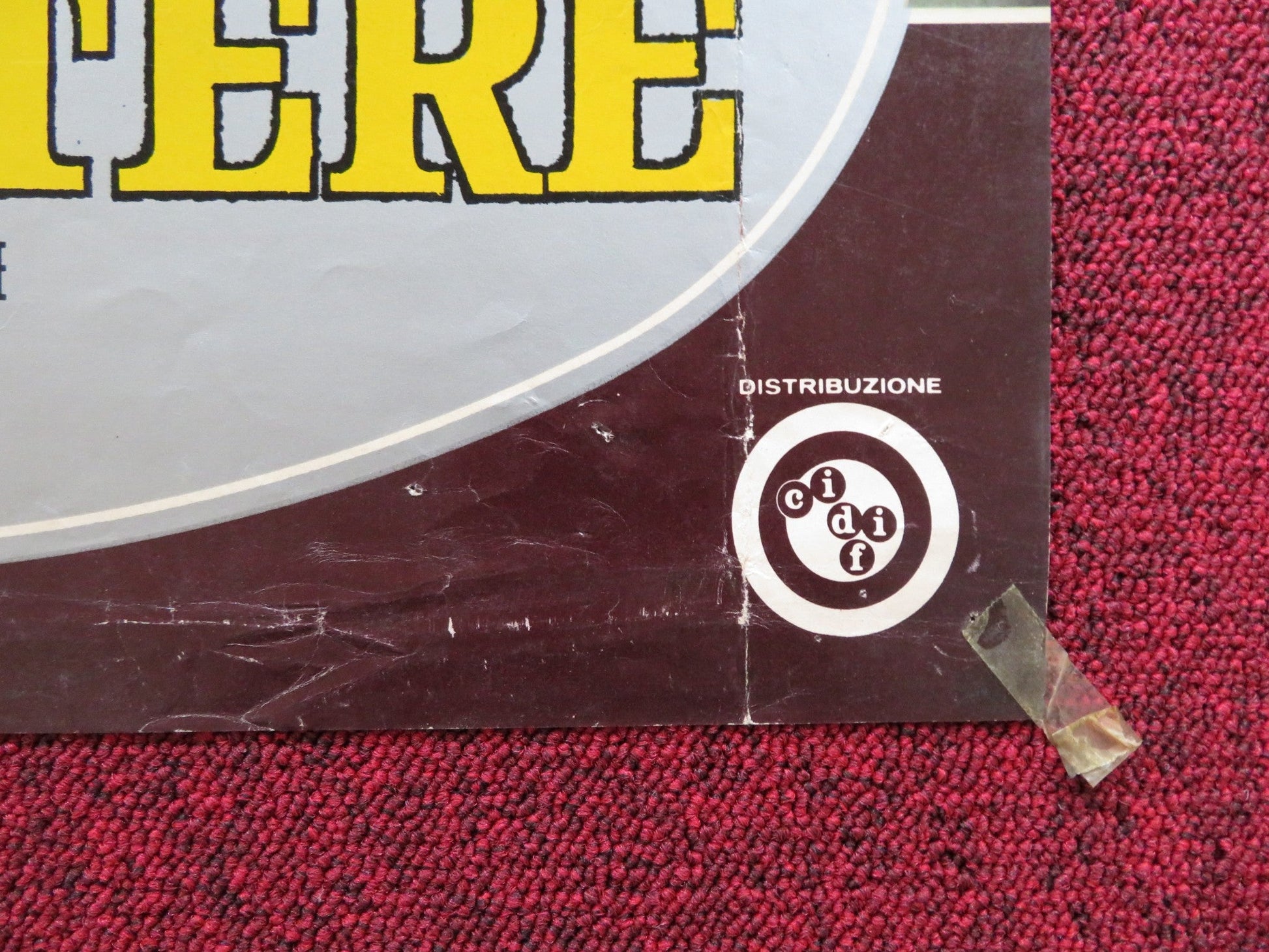 THE PRICE OF POWER - A ITALIAN FOGLIO POSTER GIULIANO GEMMA WARREN VANDERS 1969 Rendezvous Cinema Movie posters