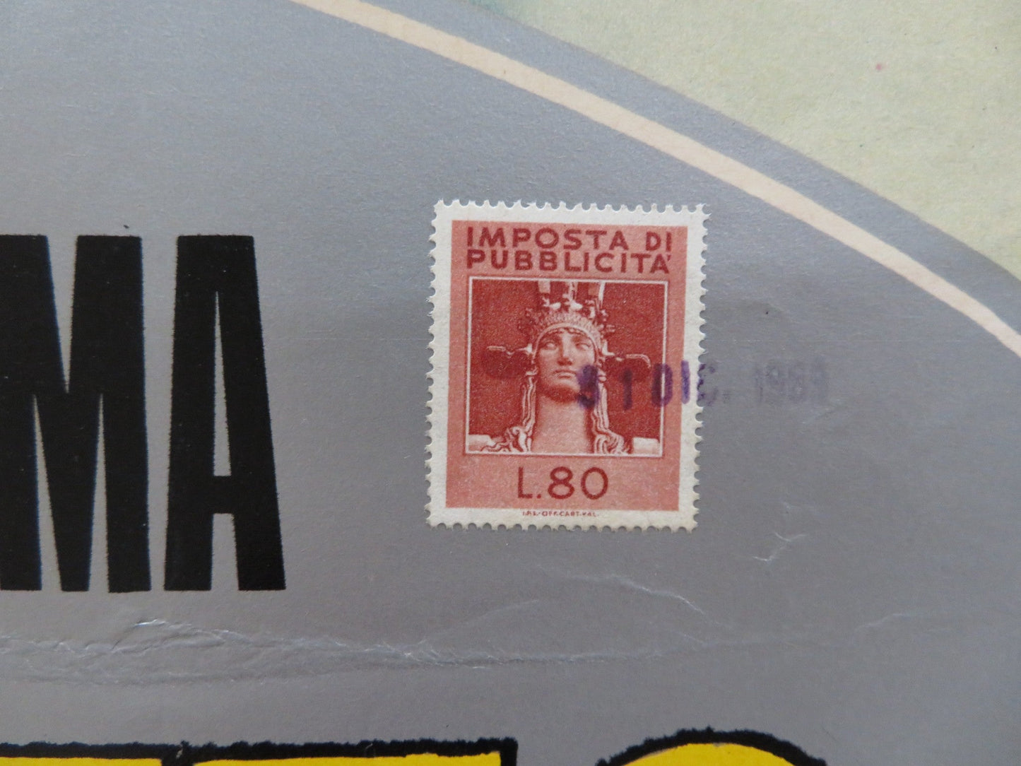 THE PRICE OF POWER - A ITALIAN FOGLIO POSTER GIULIANO GEMMA WARREN VANDERS 1969 Rendezvous Cinema Movie posters