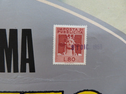 THE PRICE OF POWER - A ITALIAN FOGLIO POSTER GIULIANO GEMMA WARREN VANDERS 1969 Rendezvous Cinema Movie posters