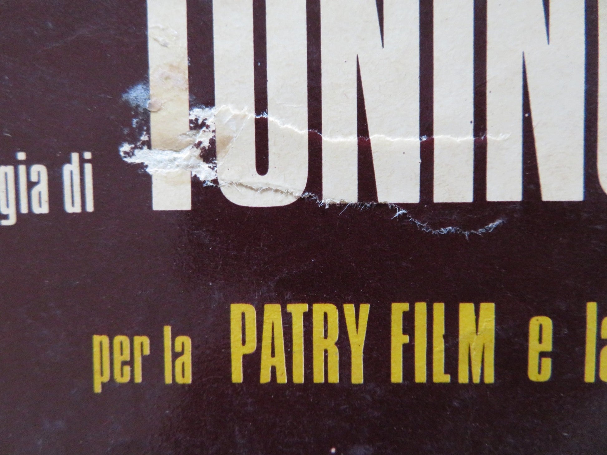 THE PRICE OF POWER - B ITALIAN FOGLIO POSTER GIULIANO GEMMA WARREN VANDERS 1969 Rendezvous Cinema Movie posters