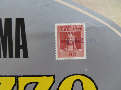 THE PRICE OF POWER - C ITALIAN FOGLIO POSTER GIULIANO GEMMA WARREN VANDERS 1969 Rendezvous Cinema Movie posters