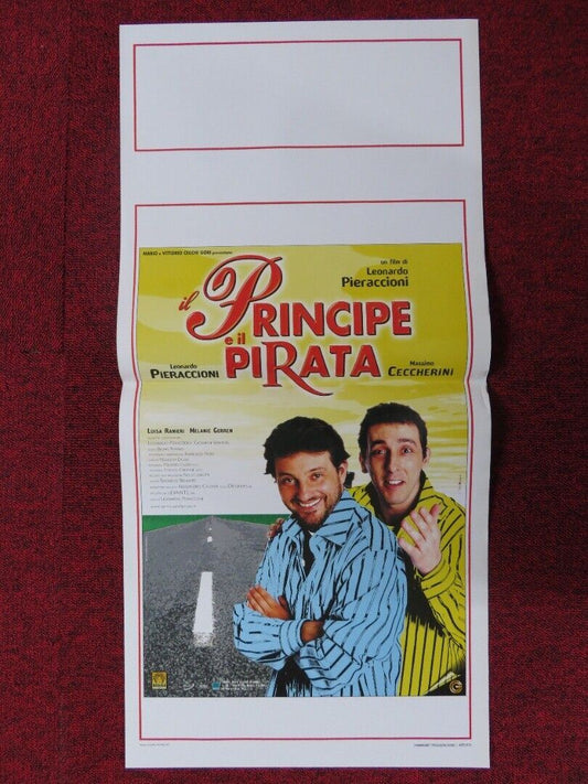 THE PRINCE AND THE PIRATE ITALIAN LOCANDINA (27.5"x13") POSTER M CECCHERI 2001 Movie posters