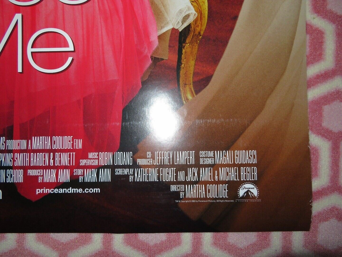 THE PRINCE & ME ONE SHEET ROLLED POSTER JULIA STILES LUKE MABLY 2004 - Rendezvous Cinema