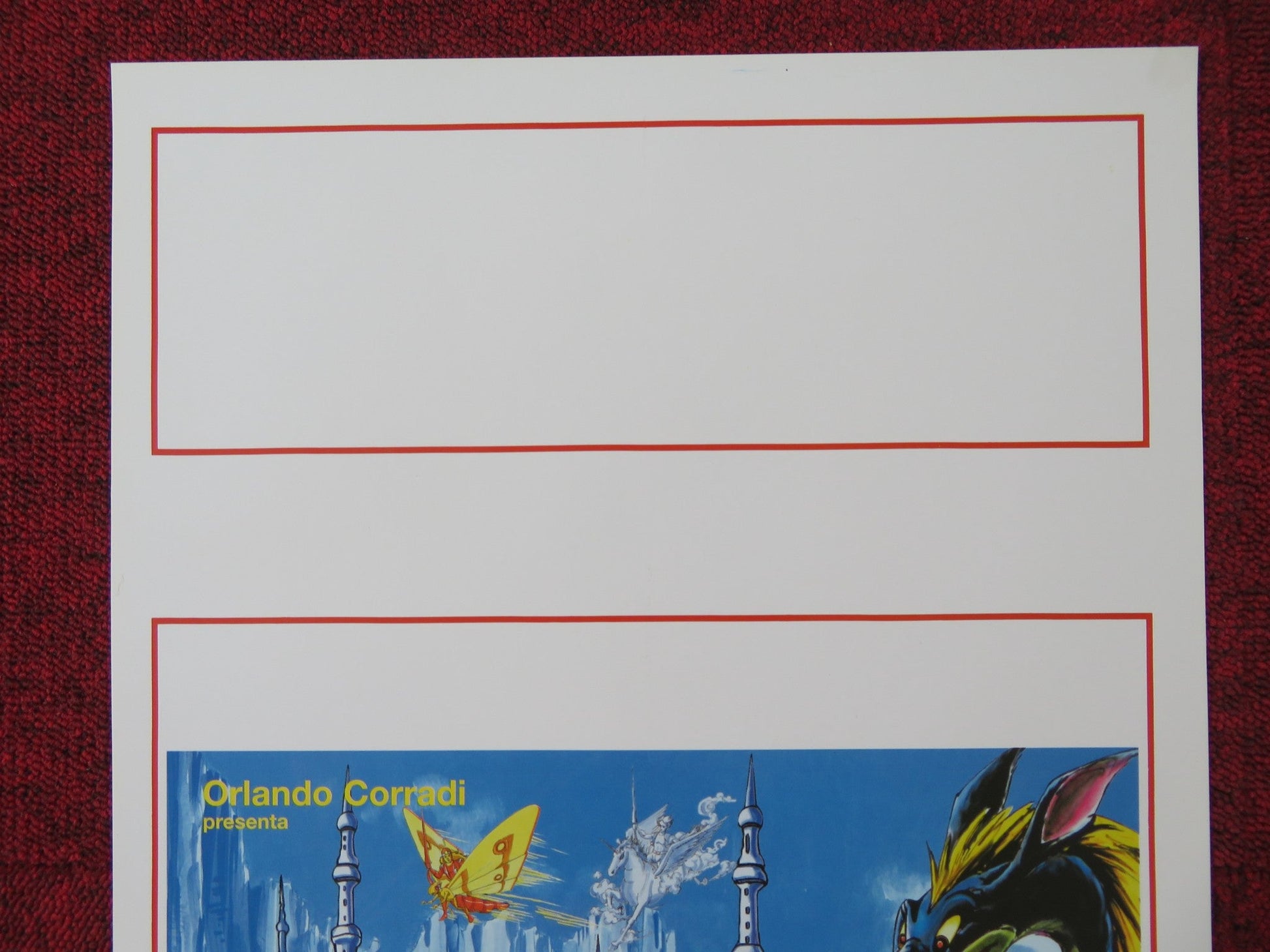 THE PRINCE OF DINOSAURS ITALIAN LOCANDINA POSTER ORLANDO CORRADI 2003 Rendezvous Cinema Movie posters