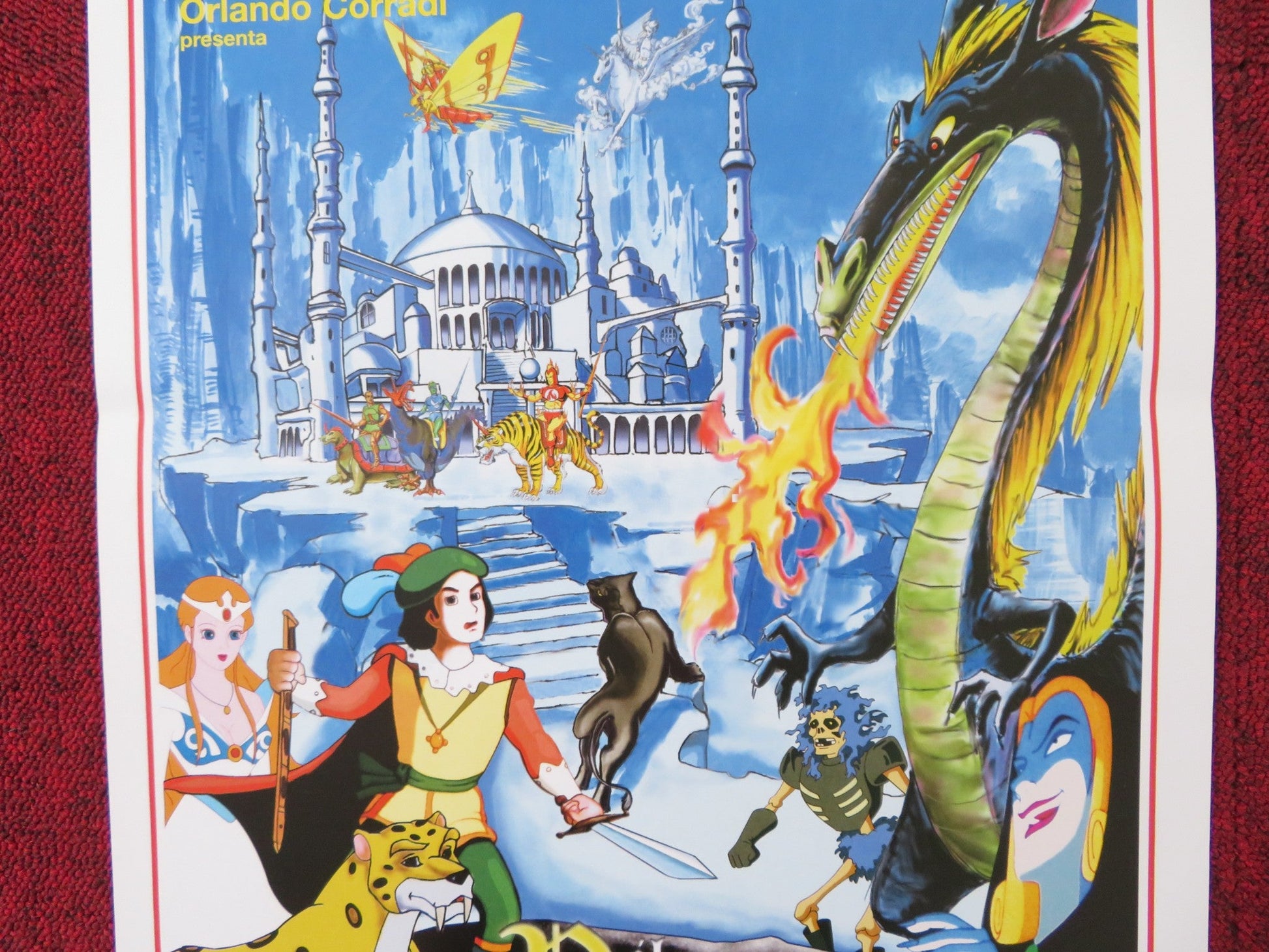 THE PRINCE OF DINOSAURS ITALIAN LOCANDINA POSTER ORLANDO CORRADI 2003 Rendezvous Cinema Movie posters